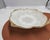 Vintage 1960s Anchor Hocking glass serving platter, dimensions height 5 cm, diameter 25 cm