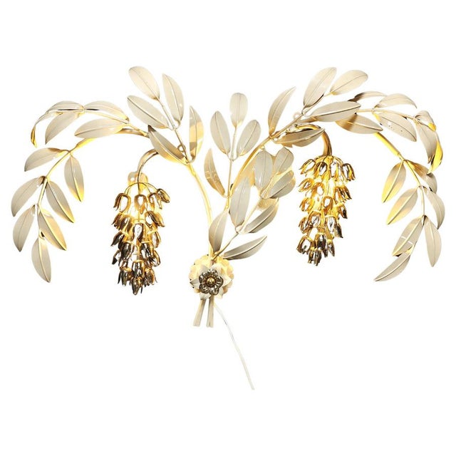 Vintage Tulip Wall Lamp attributed to Hans Kögl, 1970s For Sale - Image 13 of 13