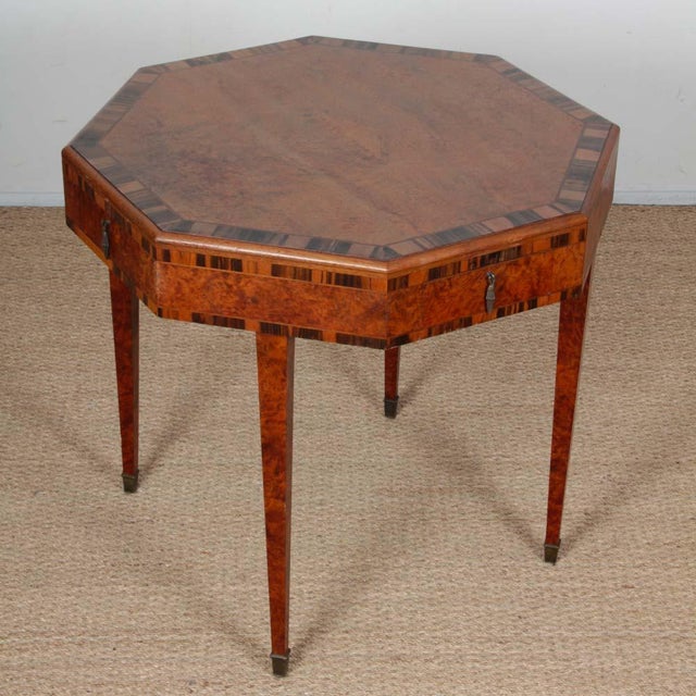 1930s Art Deco Marquetry Games Table, 1930s For Sale - Image 5 of 10