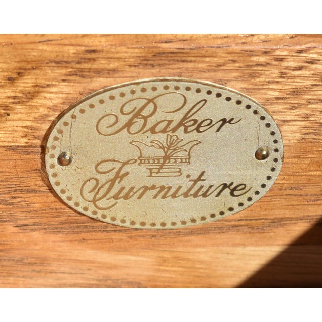 Vintage Baker Country French Style Side Table W/Drawer For Sale - Image 10 of 12