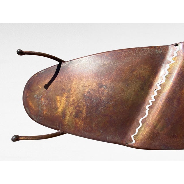 1999 Monumental Studio Craft "Inverted Opposition" Handmade Metal Console Table by Mark Oldland For Sale - Image 10 of 16