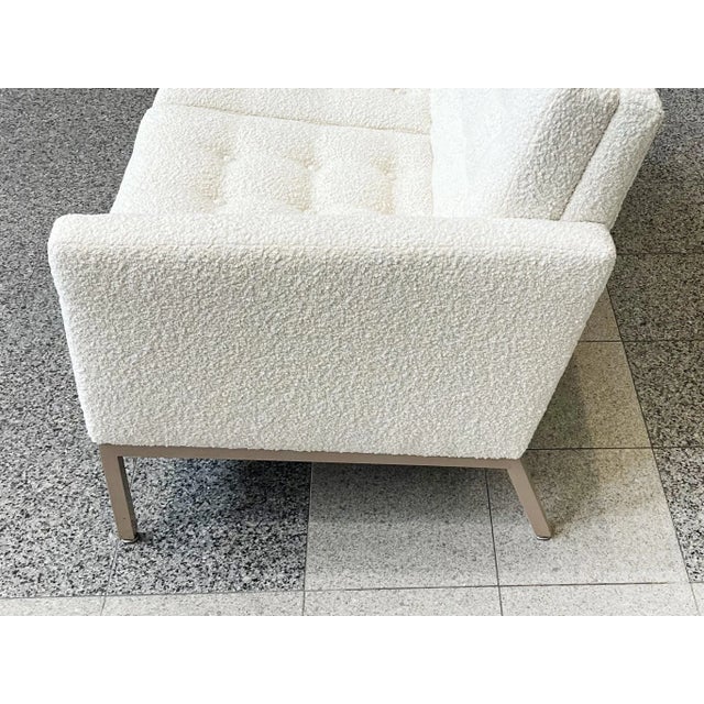 Midcentury Florence Knoll Style Settee by Patrician For Sale - Image 11 of 13