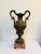 Antique French Cast Bronze and Marble Base Amphora, 1920s For Sale - Image 12 of 13