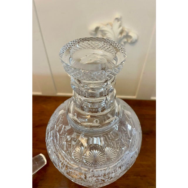 Mid 19th Century Victorian Cut Glass Decanter, 1850s For Sale - Image 5 of 8