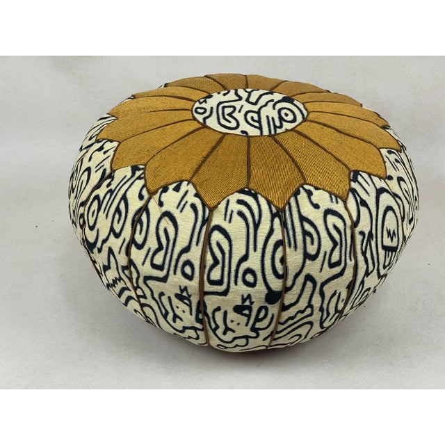 Copper Contemporary Moroccan Ottoman Pouf Cover For Sale - Image 8 of 8