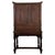 Copper 19th Century Jacobean Revival Copper and Oak Cabinet For Sale - Image 8 of 11