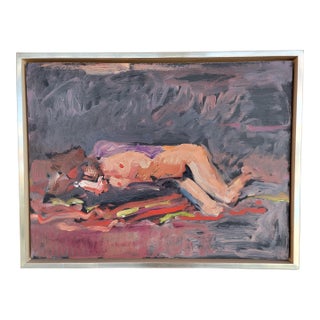 Nude Abstract Expressionist Painting by Lundy Siegriest For Sale