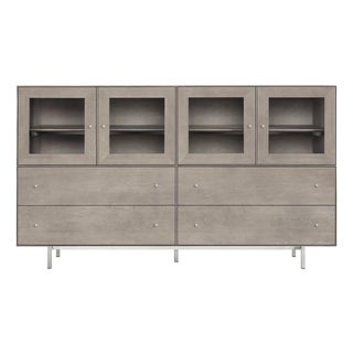 Room and Board Hudson Buffett Storage Cabinet With Steel Base For Sale