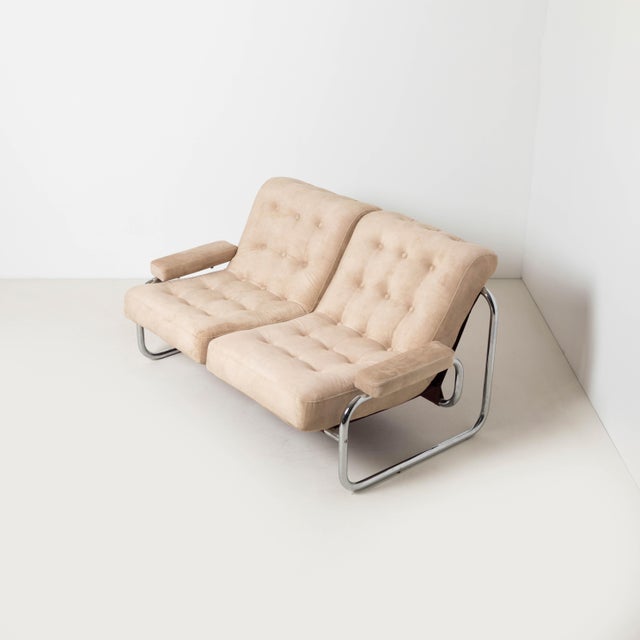 Beige Borkum Sofa by Johan Bertil Häggström for Ikea, 1970s For Sale - Image 8 of 10