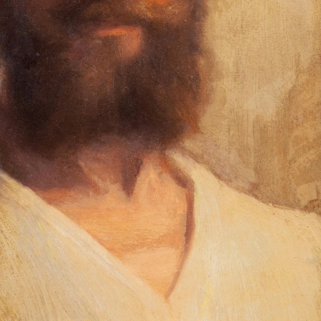 'Prophetic Figure' by Homer Williams, Chouinard Art Institute, Figural Study, Christian, Biblical, Old Testament For Sale In Monterey, CA - Image 6 of 9