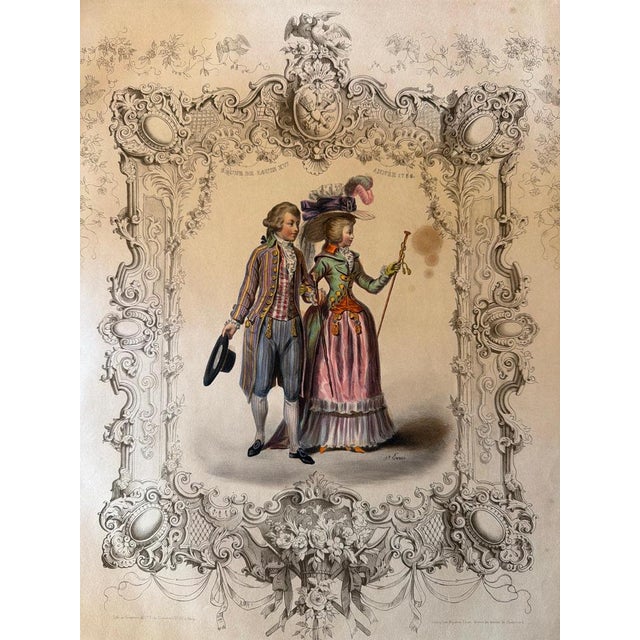 Court Costume, 1847, Lithograph For Sale - Image 9 of 10