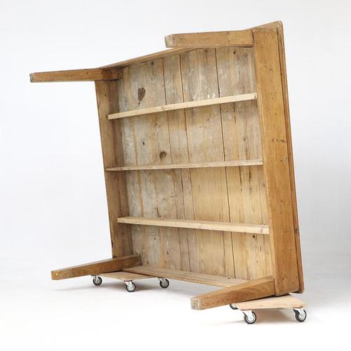Large Countryhouse Pine Wood Worktable For Sale - Image 11 of 12