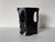 Striking sculptural art ceramic vase dated 2001 and signed JES on the underside. This bold piece features an expressive,...