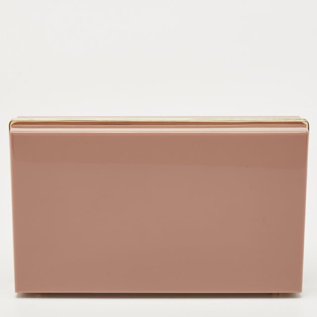 Charlotte Olympia Lilac Perspex Virgo Zodiac Pandora Box Clutch For Sale - Image 4 of 8