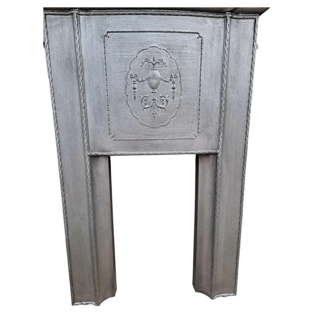 Edwardian Cast Iron Fireplace For Sale - Image 9 of 9