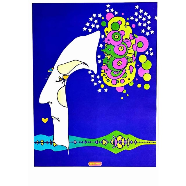 Artist: Peter Max Country: Germany / USA Title: NBC Medium: Offset Paper Size: 16.5 x 11 inch Marks: Not signed, not...