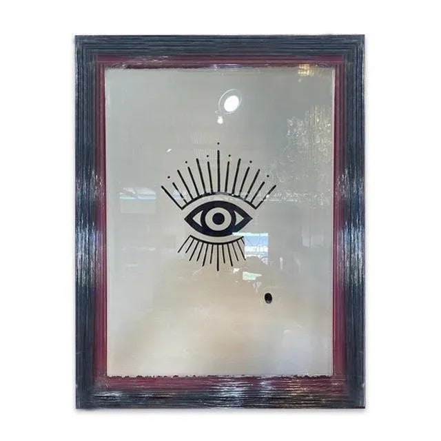 1970s 1970s Symbol Lithograph by B. Kızıltoprak – Framed Artwork For Sale - Image 5 of 5