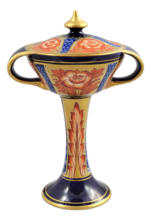 Antique Pedestal Vase by William Moorcroft, 1898