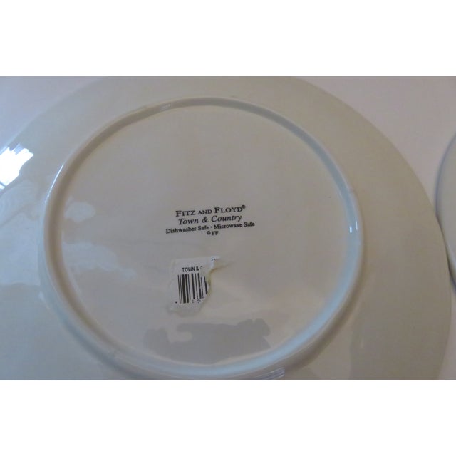Fitz and Floyd Town & Country Luncheon / Dessert Plates- Set of 2 For Sale In Dallas - Image 6 of 6