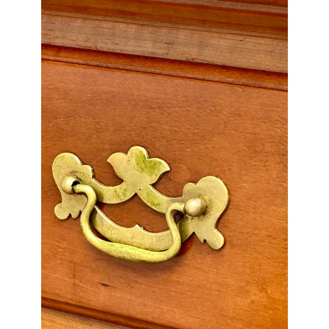 Sienna Late 20th Century Stickley Solid Cherry Nine-Drawer Tall Chest For Sale - Image 8 of 12