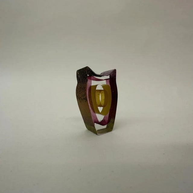 Small Sculpture Owl Night Eyes by Berta Vallien for Kosta Boda, Sweden For Sale - Image 3 of 9