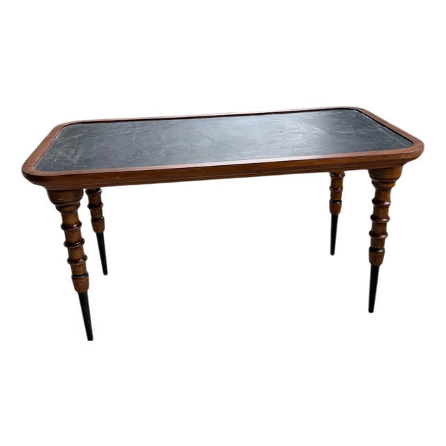 High Drapery Table in Walnut, 1890s For Sale