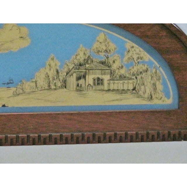 Traditional Empire Style Trumeau Mirror For Sale - Image 3 of 6