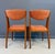 1950s Attributed to Barney Flagg for Drexel Walnut Dining Chairs Set of Six For Sale - Image 9 of 12
