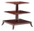 Thomas Pheasant Contemporary American Three Tiered Mahogany End Table For Sale