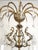 1960s Antique Shimmering Sumptuous Stately Brass Cut Lead Glass Crystal Chandelier For Sale - Image 5 of 11