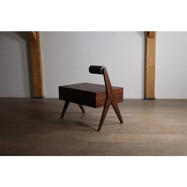 Desk with Integrated Lamp by Pierre Jeanneret for Chandigarh, 1950s For Sale - Image 14 of 18