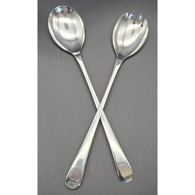 Traditional Vintage English Silver Plated Tongs For Sale - Image 3 of 9