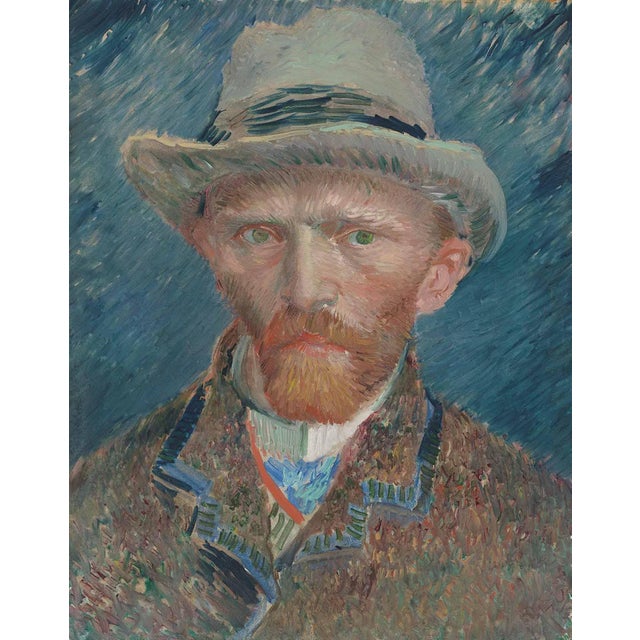 Artist: Vincent Van Gogh Country: France Title: Self portrait Medium: Giclee Marks: Numbered limited edition, not signed...