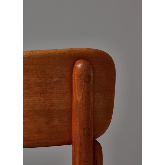 Wood Dan Swivel Chair in Bent Beechwood by Magnus Stephensen for Fritz Hansen, 1930s For Sale - Image 7 of 16