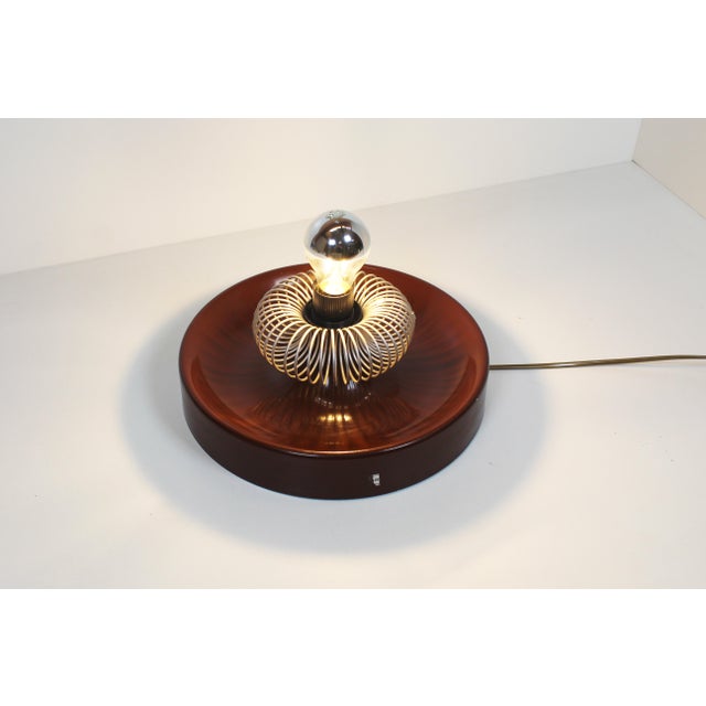 Metal Space Age Spring Wall Lamps by Elektrofém, Hungary, 1970s, Set of 2 For Sale - Image 7 of 10