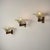 An exceptional and rare set of three Murano wall sconces designed by Ercole Barovier for Barovier & Toso, circa 1940. Each...