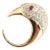 Vintage Tiffany & Co. Elsa Peretti Yellow Gold Diamond Ruby Bird Ring, Size 5 For Sale In Philadelphia - Image 6 of 17