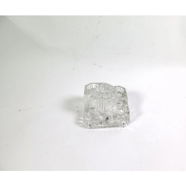 Vintage 1970s 5 Votive Crystal Candle Holder For Sale - Image 4 of 4