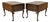 Vintage Pennsylvania House Cherry Wood Drop Leaf Pembroke End Tables - A Pair For Sale