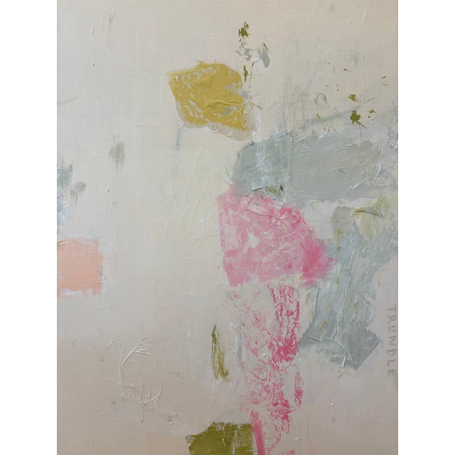 Paper Sarah Trundle, Contemporary Abstract Mixed Media Collage Painting, "The Strangest Dream" For Sale - Image 7 of 7