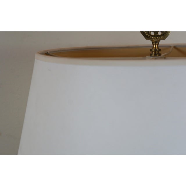 1990s Maitland Smith Red Coromandel Lacquer Chinoiserie Urn Table Lamp For Sale - Image 11 of 11