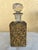Metal Antique Glass Decanter Ormolu Filigree Overlay For Sale - Image 7 of 8