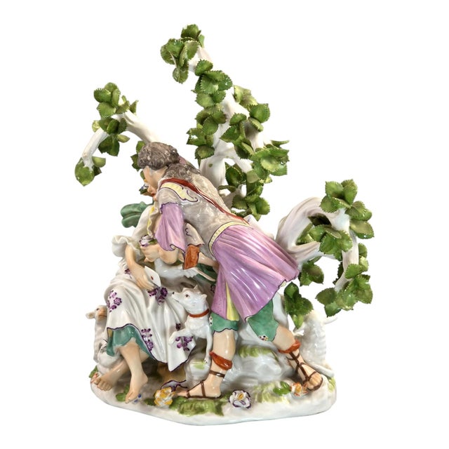 An 18th-century French porcelain figural group in the Niderviller style, dating to the late 18th century, circa 1774–1789....