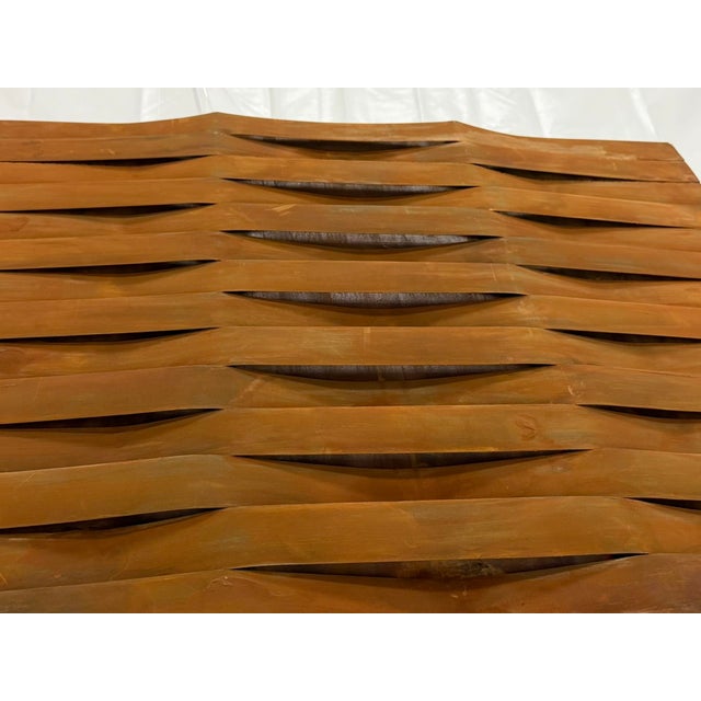 John Baughman Weave Series Wall Sculpture Brutalist Wood Art Panel 2010 For Sale - Image 16 of 18