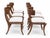 1980s Vintage Klismos Style Solid Walnut Dining Chairs - Set of 8 For Sale - Image 4 of 4