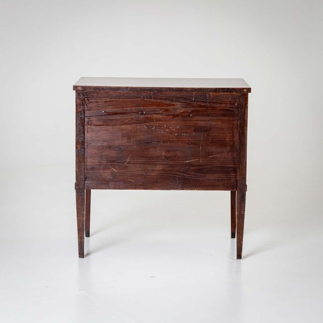 Wood Neoclassical Chest of Drawers, early 19th Century For Sale - Image 7 of 12