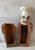Vintage Hand Carved Wood Italian Chef Wine Bottle Holder For Sale - Image 10 of 12