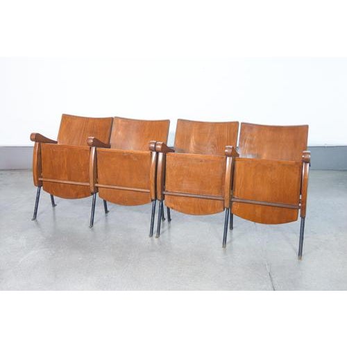 Wooden Cinema Chairs, Set of 2 For Sale - Image 3 of 12