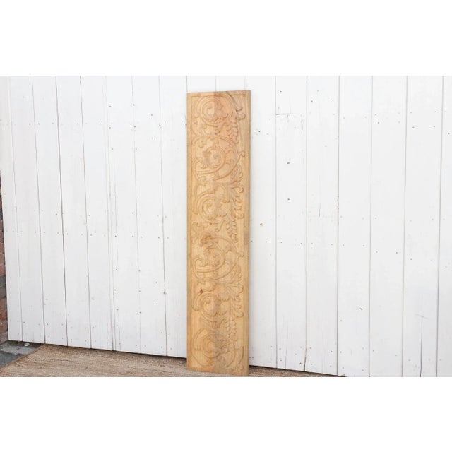 Reclaimed Wood French Colonial Carving For Sale - Image 4 of 11