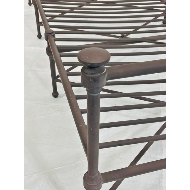 Stunning Aluminum Outdoor Sofa by Restoration Hardware, Modern Seating For Sale - Image 16 of 18